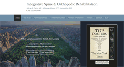 Desktop Screenshot of newyorkspinedoctor.com